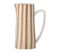 Bloomingville Jarra Begonia gres 23.5 cm rayas marrones