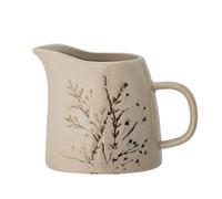Bloomingville Jarrita de Leche Bea Natural con Flores 250ML Vajilla Jarro