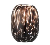 Bloomingville - Jarrón Crister Cristal 17cm - Marrón (82056999)