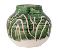 Bloomingville Jarrón Eliya 21 cm verde