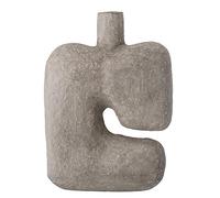 Bloomingville Jarrón, Papel maché, Gris, 25 x 7 x 36 cm