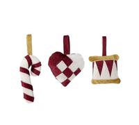 Bloomingville - Juego de 3 - Velua Ornament (82060016)