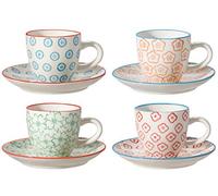 Bloomingville - Juego de 4 tazas de espresso EMMA