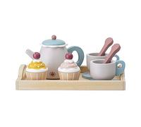 Bloomingville Juego de té de juguete Gentrim Grey