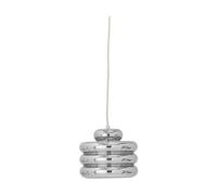 Bloomingville Lámpara colgante Spike Ø24 cm Plata