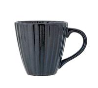 Bloomingville Latina - Taza de cerámica (8,5 x 8,5 cm, 220 ml), Color Azul Oscuro