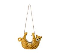 Bloomingville Maceta colgante Roam Yellow cheetah