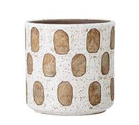 Bloomingville Maceta Decorativa, Color Blanco, Terracota