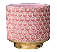 BLOOMINGVILLE Maceta Home - Macetero Decorativo Redondo para Flores e Plantas para Interiores S (10 cm ø), Rosado, Cerámica