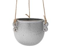 Bloomingville Maceta Remolque Nilou Azul 11x7 CM Cesta en Suspensión Cerámica