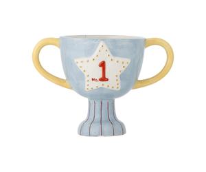 Bloomingville Maceta Trophy 23x16 cm Azul