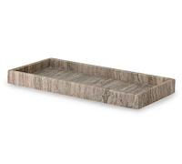 Bloomingville Majsa 82058056 - Bandeja de mármol (Apta para lavavajillas, 38 x 18 cm), Color marrón