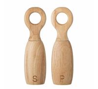 Bloomingville - Martim Salt & Pepper Mill Set - Nature Rubberwood (82055891)