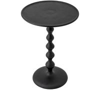 Bloomingville Mesa auxiliar de aluminio negro