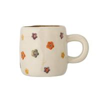 Bloomingville Mini Addy 82060483 - Taza infantil con asa (cerámica, 6,5 x 5,5 cm, 130 ml), color marrón