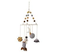 Bloomingville Mini Iduna - Móvil de Lana y Metal (20 x 64 cm)