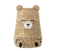 Bloomingville Mini Timone - Cesta con tapa (jacinto de agua, 40 x 57 cm, 280 ml), color natural