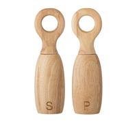 Bloomingville Molinillo de sal y pimienta Martim 21 cm madera de caucho