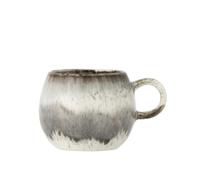 Bloomingville Paula - Taza de café (cerámica, 7 x 6 cm, 140 ml), color gris