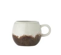 Bloomingville Paula - Taza de café espresso (140 ml, cerámica, diámetro 7 x alto), perfecta para tu momento espresso aromático, elegante y pequeña taza de café para tu mesa de desayuno