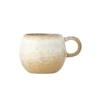 Bloomingville Paula - Taza de café espresso (140 ml, cerámica, diámetro 7 x alto), perfecta para tu momento espresso aromático, elegante y pequeña taza de café para tu mesa de desayuno