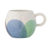 Bloomingville Paula - Taza de cerámica (275 ml, diámetro de 9 cm, altura de 8 cm), perfecta para tu disfrute diario de café o té, elegante taza de café para tu mesa de desayuno