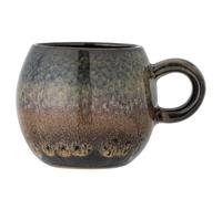 Bloomingville Paula - Taza de cerámica (275 ml, diámetro de 9 cm, altura de 8 cm), perfecta para tu disfrute diario de café o té, elegante taza de café para tu mesa de desayuno