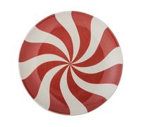Bloomingville Plato Yule Ø23 cm Natural-rojo