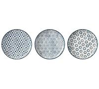 Bloomingville Platos pequeños para pasteles y meriendas Conjunto de 3 (16 cm)