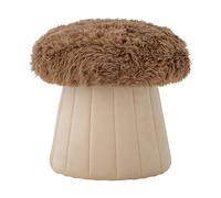 Bloomingville Puf Bertil Ø37 cm Seta. marrón