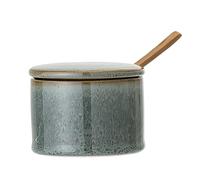 Bloomingville Bote con tapa y cuchara Pixie verde