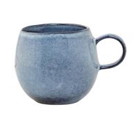 Bloomingville Sandrine tazón Azul Universal 1 pieza(s) - Taza/vaso (Solo, 0,5 L, Azul, Cerámica, Universal, 1 pieza(s))