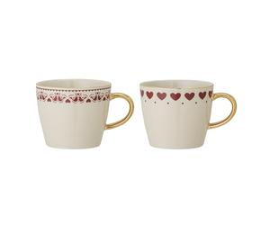 Bloomingville - Set de 2 tazas de Navidad (82051528)