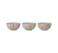 Bloomingville Set de 3 boles Primrose Ø11.5 cm natural