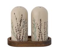 Bloomingville Set salero y pimentero Bea. 2 piezas Natur