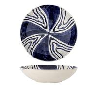 Bloomingville Shama 82060437 - Cuenco de piedra azul (2,5 L, 33,5 cm de diámetro), diseño decorativo