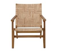Bloomingville Sillón Mills ratán marrón