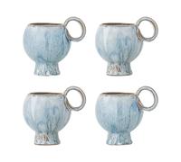Bloomingville Taza Avonlea. pack de 4 Azul