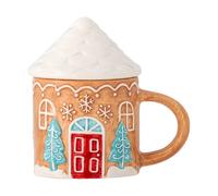 Bloomingville Taza Ginnie 29 cl Marrón-blanco