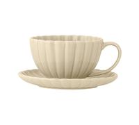 Bloomingville Taza Latina 22 cl con plato Nature