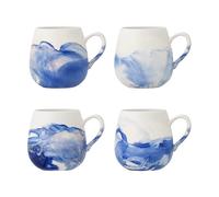 Bloomingville Taza Lyre. pack de 4 Azul