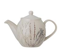 Bloomingville Tetera Bea Cerámica Platos, Vajilla 1,2 Litros Jarro con Tapa