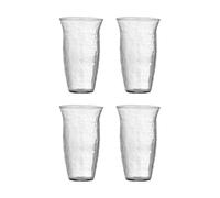 Bloomingville Vaso de bebida Asha. pack de 4 Transparente