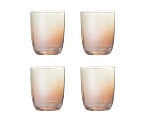 Bloomingville Vaso de bebida Aston. pack de 4 Bronce