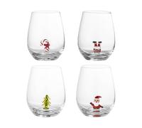 Bloomingville Vaso Misa 56 cl 4 piezas Navidad