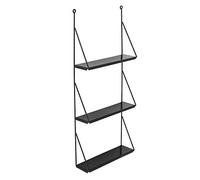 Bloomingville Walter 82045284 - Estantería de Metal (41 x 90 x 11 cm), Color Negro