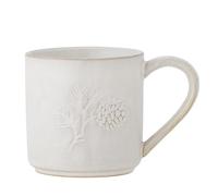 Bloomingville Winter - Taza (gres, 8,5 x 8,5 cm, 300 ml), color natural