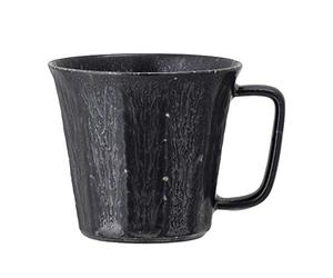 Bloomingville Yoko - Juego de 4 tazas de cerámica, color negro