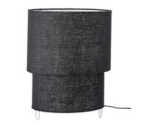 Bloomingville Zalt 82053243 - Lámpara de mesa (lino, 35 x 45 cm), color negro