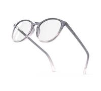 Bloomoak-99% Redondo Retro Gafas de bloqueo de luz azul-Gafas para juegos-Antideslumbrantes-Antifatiga-TR90-Adecuado para pantallas, juegos, tvs, teléfonos móviles (Claro - 43% - Lavanda escarchada)